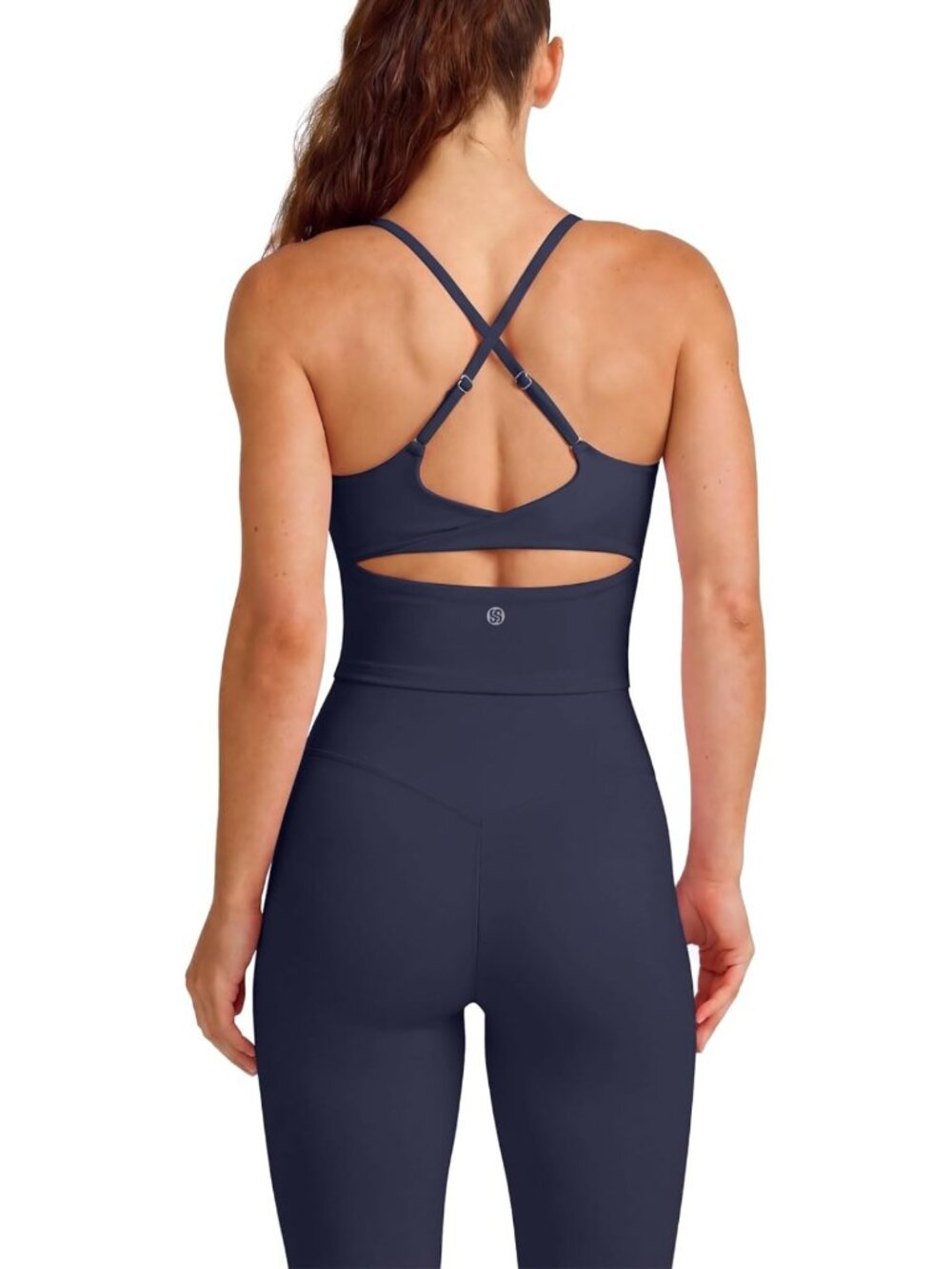 Twist Back Women's Yoga Gym Set - Stylish Workout Outfit for Pilates & Fitness